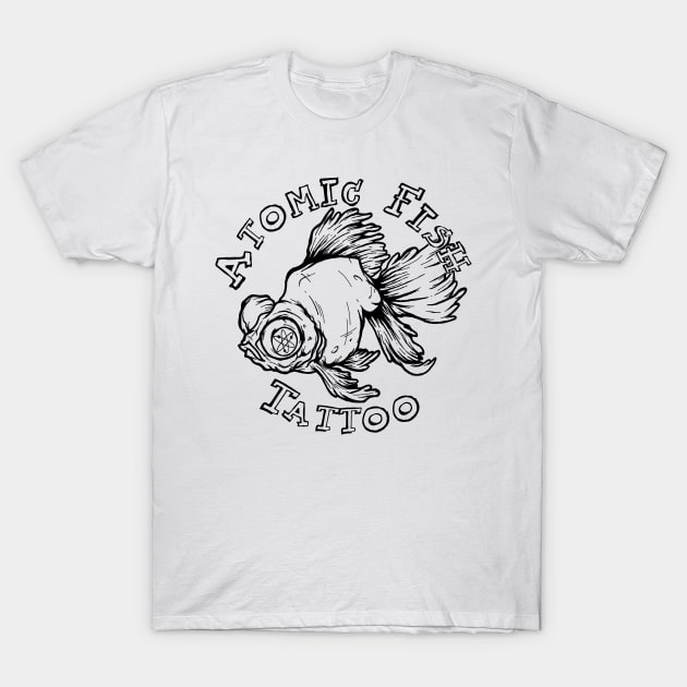 Atomic Fish Tattoo V2.0 T-Shirt by atomicfishtattoo1979